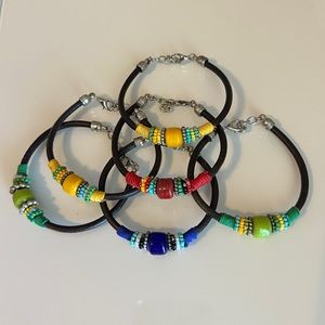 Handmade colorful bracelets